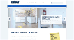 Desktop Screenshot of antaris-immobilien.de
