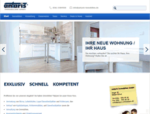 Tablet Screenshot of antaris-immobilien.de